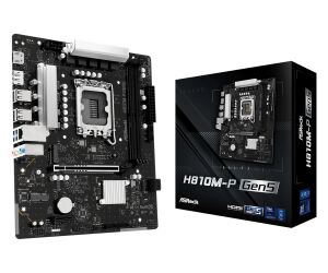 Asrock H810M-P Gen5 Intel H810 LGA 1851 (Socket V1) micro ATX