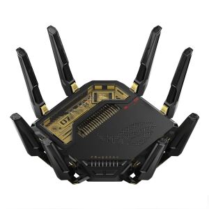 ASUS ROG Rapture GT-BE98 WLAN-Router 10 Gigabit Ethernet Quad-band (2.4 GHz / 5 GHz-1 / 5 GHz-2 / 6 GHz) Schwarz
