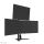 Neomounts DS45-600BL2-1 Monitorständer für drei Bildschirme 10-32"