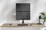 Neomounts DS60-600BL2V Monitorarm für zwei Bildschirme 10-32"