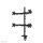 Neomounts DS60-600BL2-2 Quadruple-Monitorarm für vier Bildschirme 10-32"
