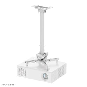 Neomounts CL25-540WH1 Beamer Deckenhalterung - H 60,5-90,5 cm - einfache Installation - volle Bewegung