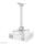 Neomounts CL25-540WH1 Beamer Deckenhalterung - H 60,5-90,5 cm - einfache Installation - volle Bewegung