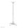Neomounts CL25-540WH1 Beamer Deckenhalterung - H 60,5-90,5 cm - einfache Installation - volle Bewegung