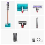Dyson V10 Submarine 2-in-1-Stabstaubsauger Akku Trocken&Nass Beutellos 0,76 l Kupfer, Grau