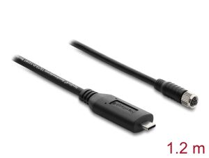NAVILOCK Anschlusskab. M8 GNSS USB 2.0 Typ-C St > M8 Bu 1,2m