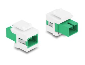DELOCK Keystone Modul SC Simplex Buchse > Buchse grün/weiß