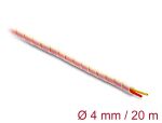 DELOCK Spiralschlauch Silikon 4mm Durchmesser 20m transp.