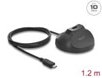 DELOCK Magn. Standfuß USB Typ-A Bu > Typ-C St...