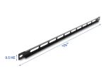DELOCK 19" 0,5HE Panel mit Kabelbinderbefestigung...