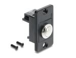 DELOCK Panel Mount Drucktaster schwarz