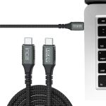 Inca ITCT-40 USB Kabel USB4 Gen 2x2 0,8 m USB C 40 Gbit/s 240 W Schwarz