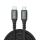 Inca ITCT-40 USB Kabel USB4 Gen 2x2 0,8 m USB C 40 Gbit/s 240 W Schwarz