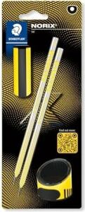 STAEDTLER Bleistift NORIX HB Set BK 100% PEFC gelb/schwarz