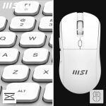 MSI FORGE K210 Combo White DE  Keyboard-Maus Combo, wireless