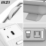 MSI FORGE K210 Combo White DE  Keyboard-Maus Combo, wireless