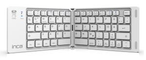 Inca IBK-580BT Tastatur Heimbüro USB + Bluetooth QWERTY Weiß