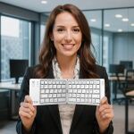 Inca IBK-580BT Tastatur Heimbüro USB + Bluetooth QWERTY Weiß