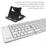 Inca IBK-580BT Tastatur Heimbüro USB + Bluetooth QWERTY Weiß