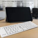 Inca IBK-580BT Tastatur Heimbüro USB + Bluetooth QWERTY Weiß