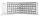 Inca IBK-580BT Tastatur Heimbüro USB + Bluetooth QWERTY Weiß