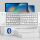 Inca IBK-580BT Tastatur Heimbüro USB + Bluetooth QWERTY Weiß
