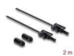 DELOCK LWL POF Kunstst. Kabel HFBR 4532-4532Z Simpl St>St 2m