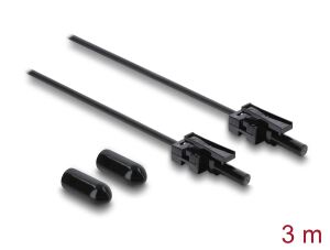 DELOCK LWL POF Kunstst. Kabel HFBR 4532-4532Z Simpl St>St 3m