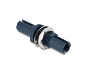 DELOCK LWL Kunstst. Kuppl. HFBR 4515Z Simplex Bu > Bu blau