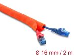 DELOCK Kabelschutzschlauch selbstschließend 2m x 16mm orange