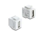 DeLOCK Mini Keystone Modul Kupplung USB 2.0 Typ-A Buchse...