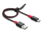 DELOCK EASY-USB 2.0 Kabel Typ-A St > USB Typ-C St 2m schwarz