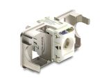 DeLOCK Keystone Modul RJ45 Buchse zu LSA Cat.6A geschirmt mit Abschirmgeflecht werkzeugfrei