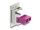 DELOCK Panel Mount LC Duplex Bu > Bu silber/violett/weiß