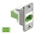 DELOCK Panel Mount SC Simplex Bu > Bu silber/lindgrün/weiß