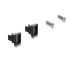 DELOCK Panel Mount SC Simplex Bu > Bu silber/lindgrün/weiß