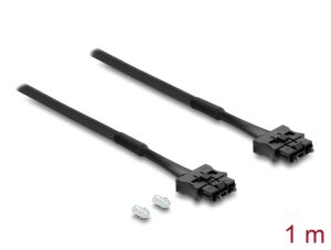 DELOCK LWL POF Kunstst. Servo Anschlusskab. St > St 1m blck