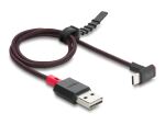 DELOCK EASY-USB 2.0 Kabel Typ-A St > USB-C St gew. 0,5m schw