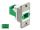 DeLOCK Panel Mount SC Simplex Buchse zu SC Simplex Buchse mit Laserschutzklappe innen silber / grün / weiß