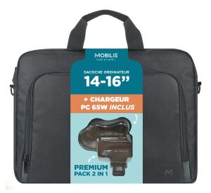 Mobilis 003089 Laptoptasche 40,6 cm (16") Toploader-Tasche Schwarz