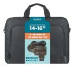 Mobilis 003089 Laptoptasche 40,6 cm (16") Toploader-Tasche Schwarz