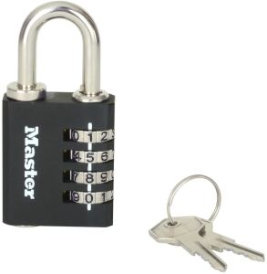 MASTER LOCK Zahlensschloss inkl. Notschlüssel 78x40x16mm