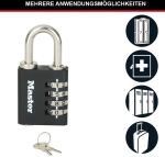 MASTER LOCK Zahlensschloss inkl. Notschlüssel...