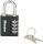 MASTER LOCK Zahlensschloss inkl. Notschlüssel 78x40x16mm