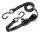 MASTER LOCK 4,25 m x 25 mm Zurrgurt mit Druckratsche mit S-Haken; 2er-Pack; schwarz
