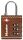 MASTER LOCK TSA Zahlenschloss, Braunes Leder, 5,5x3x2,6cm