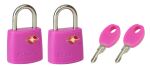 MASTER LOCK TSA Zahlenschloss Zuf.Farbe,3,8x2,3x1,1cm,2Stk