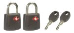 MASTER LOCK TSA Zahlenschloss Zuf.Farbe,3,8x2,3x1,1cm,2Stk