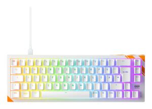 CHERRY K5 PRO TMR COMPACT Tastatur Gaming USB QWERTZ Deutsch Orange, Weiß