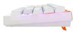 CHERRY K5 PRO TMR COMPACT Tastatur Gaming USB QWERTZ Deutsch Orange, Weiß